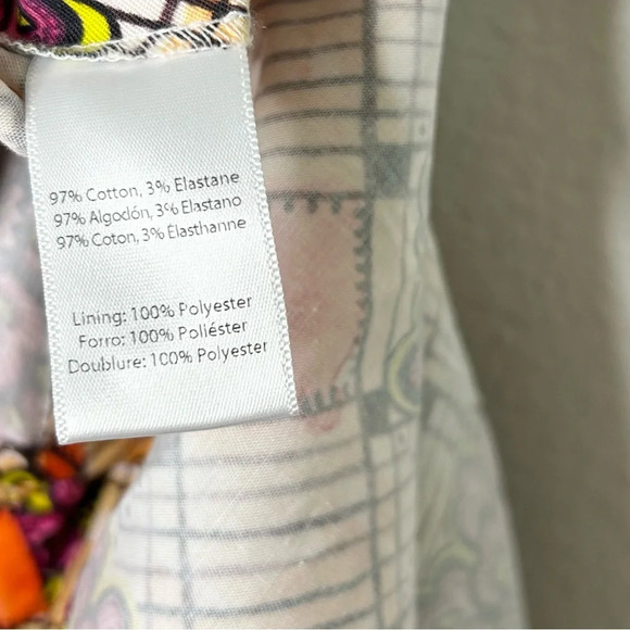 Autumn Adeigbo Cut Out Midi Chioma Ruffle Dress in Orange Base African Floral - Picture 10 of 11